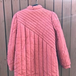Coral Puffer Coat
